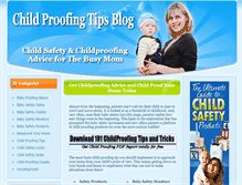 Tablet Screenshot of childproofingtips.com